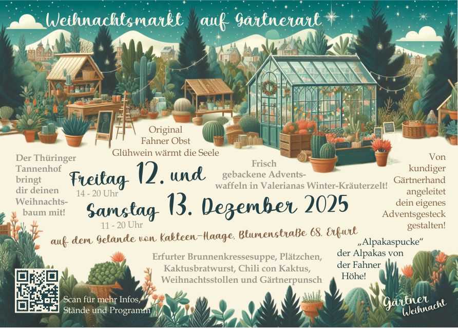 Rückseite Gärtnerweinacht flyer 2025